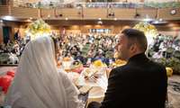 A grand student wedding celebration at Tarbiat Modares University